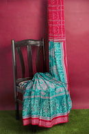 Sambalpuri cotton saree with blouse piece