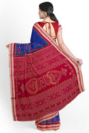 Sambalpuri cotton saree with blouse piece