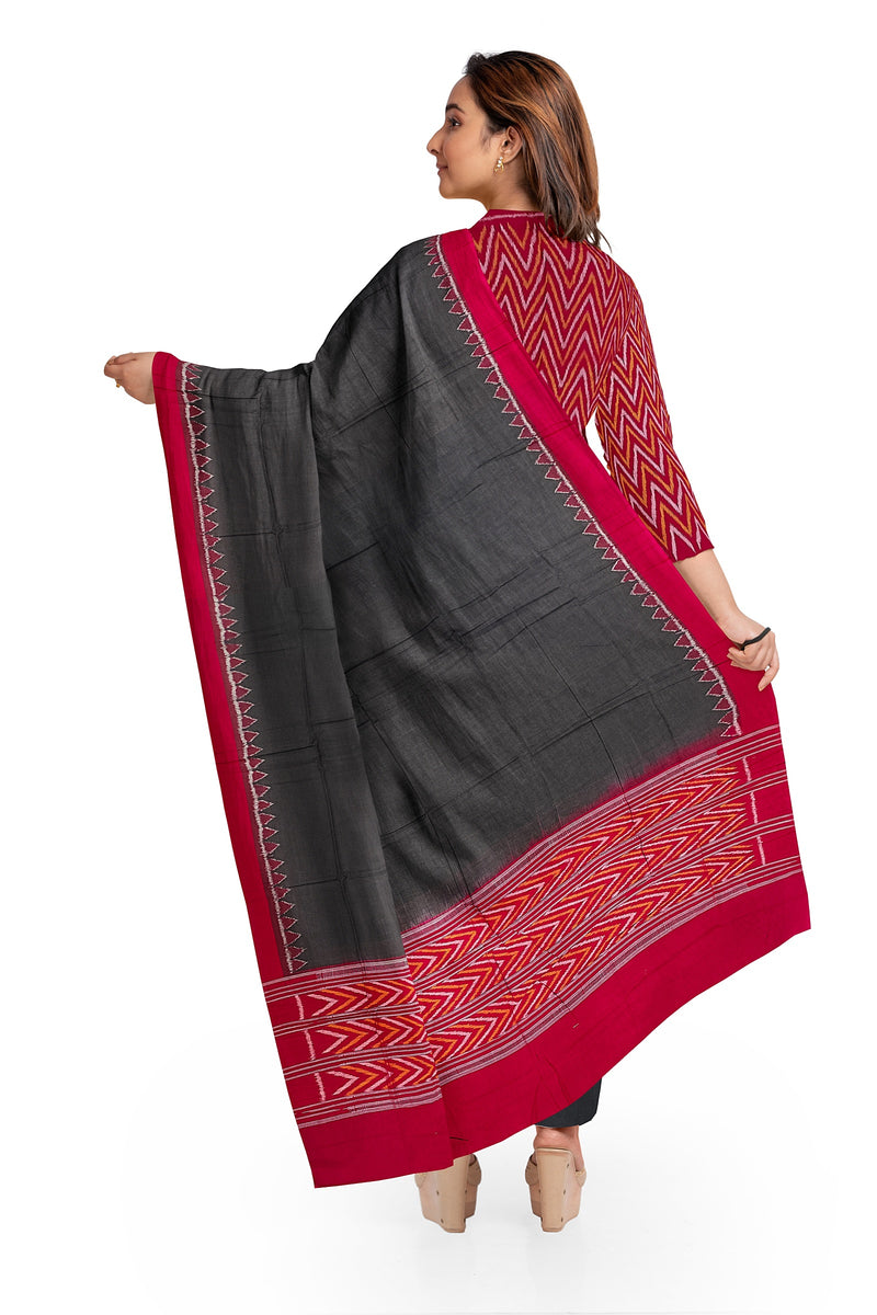 Exclusive Ikat Handloom Cotton Dress Material, Unstitched