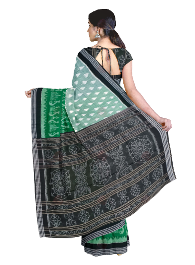 Sambalpuri cotton saree(Half half design)