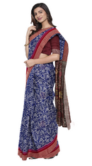 Sambalpuri cotton saree with blouse piece