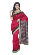 Bomkai silk saree with blouse piece