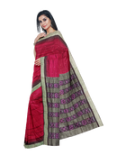 Bomkai silk saree with blouse piece