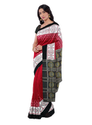 Sambalpuri cotton saree with blouse piece
