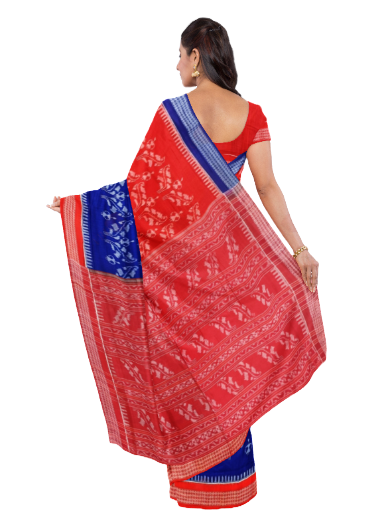 Sambalpuri cotton saree with blouse piece