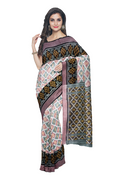 Pasapalli design sambalpuri cotton saree with blouse piece
