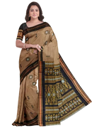 Bomkai Cotton Saree With Blouse Piece