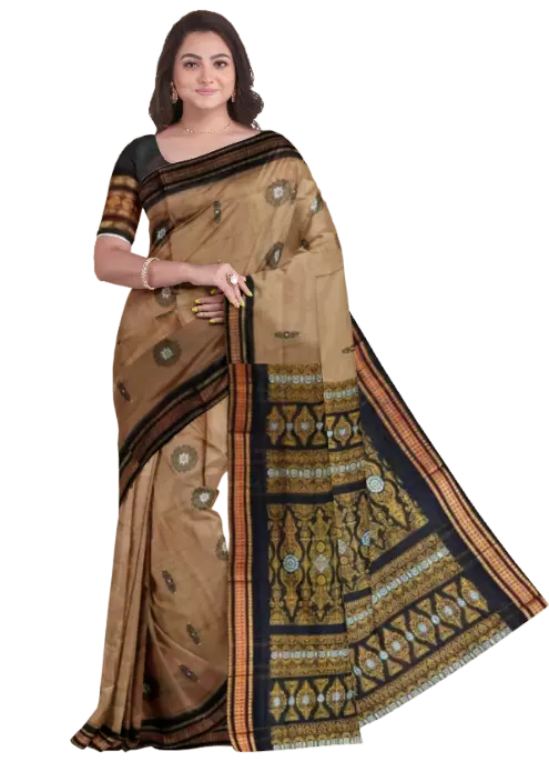 Bomkai Cotton Saree With Blouse Piece