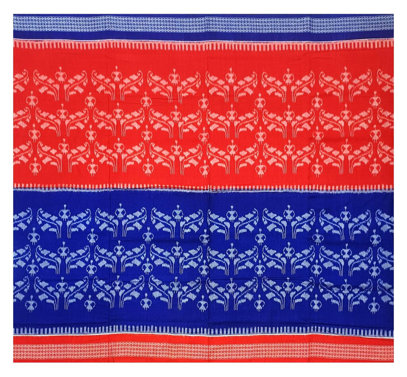 Sambalpuri cotton saree with blouse piece
