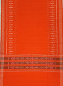 Sambalpuri Cotton Dupatta (Orange color)