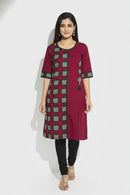 Sambalpuri cotton Kurti. Size- 46 XXXL