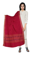 Beautiful Sambalpuri Handloom Cotton Dupatta, Maroonish red color