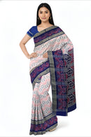 Sambalpuri cotton saree with blouse piece