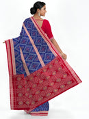 Sambalpuri cotton saree with blouse piece