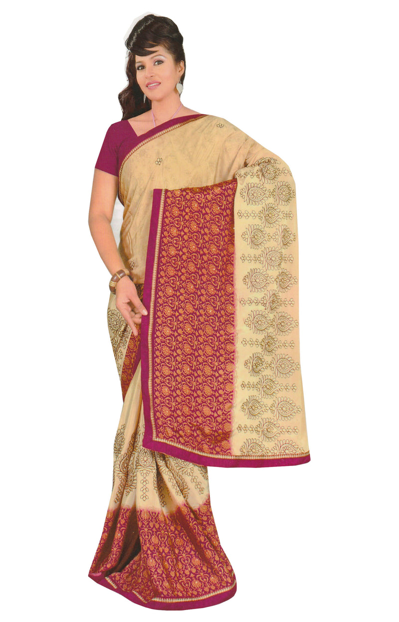 FANCY SYNTHETIC SAREE