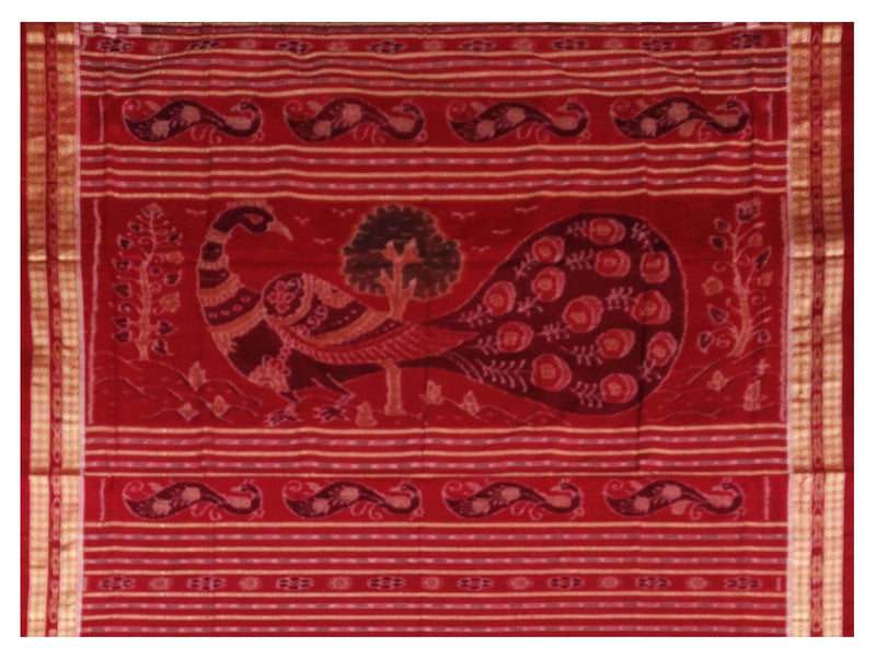 Sambalpuri cotton saree with blouse piece