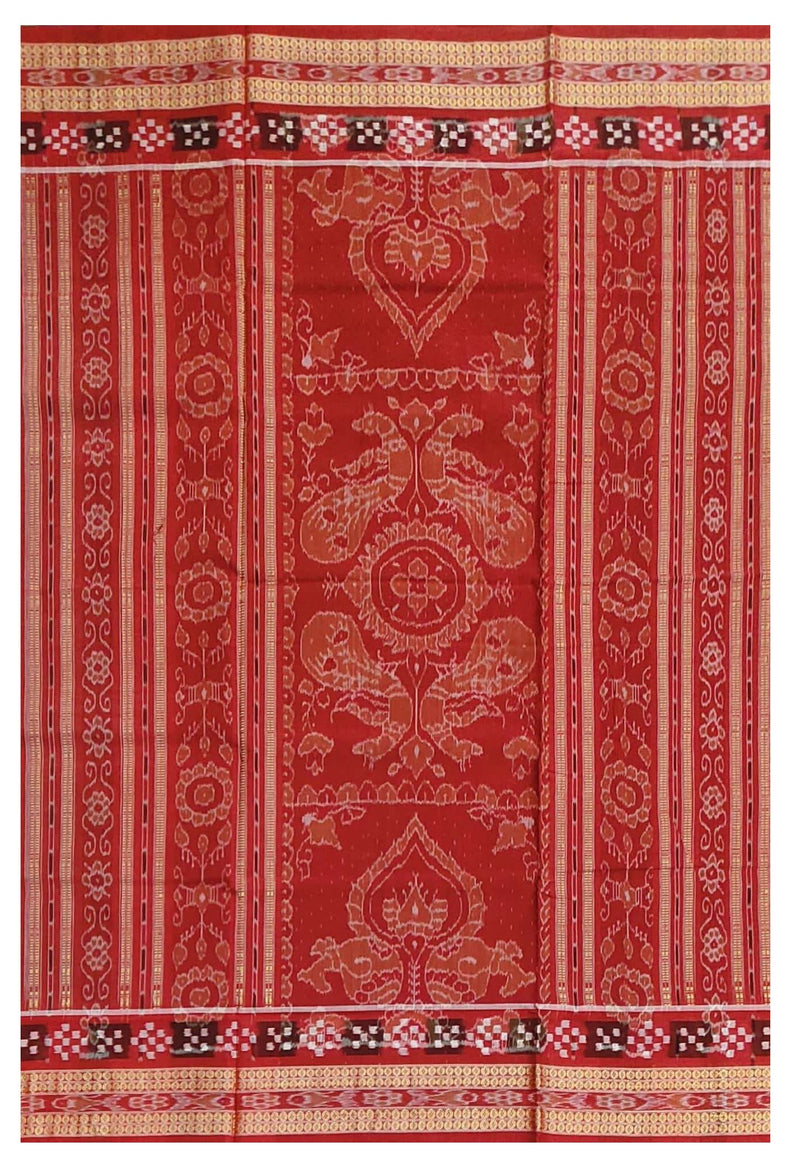 Sambalpuri cotton saree with blouse piece