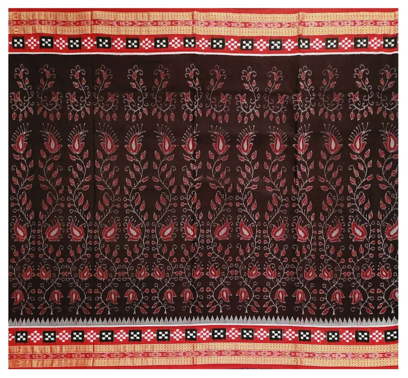 Sambalpuri cotton saree with blouse piece