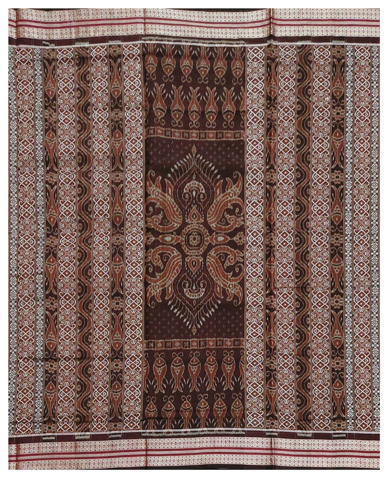 Bomkai cotton saree with blouse piece