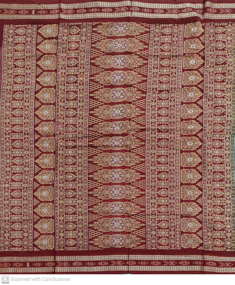 Bomkai Ikat Cotton Saree with Blouse Piece