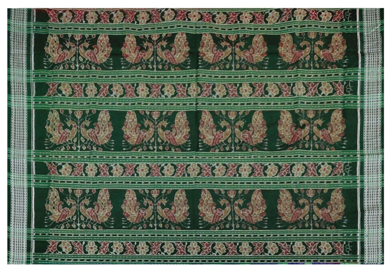 Saree Pallu, Sambalpuri cotton saree pallu, Sambalpuri Cotton Saree with Animal Design 