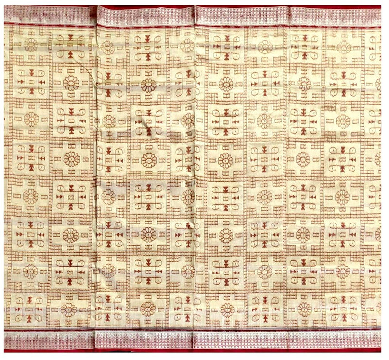 Sambalpuri Silk Saree with Blouse Piece