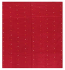 Sambalpuri Bapta silk Blouse piece, 1.1 mtr, Unstitched, red color