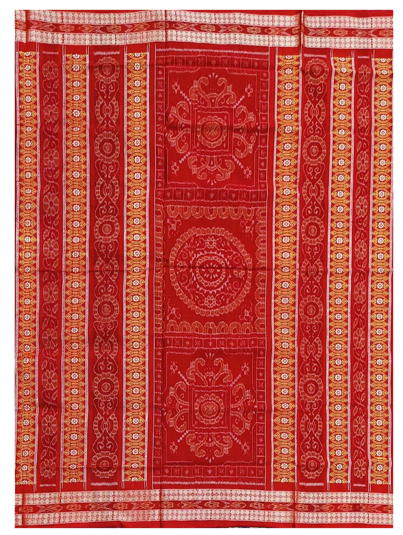 Sambalpuri Cotton Saree with Bomkai Fusion (Blouse Piece )