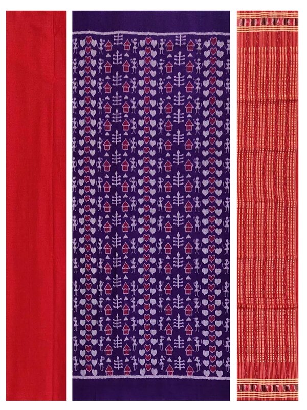 Sambalpuri cotton dress material set