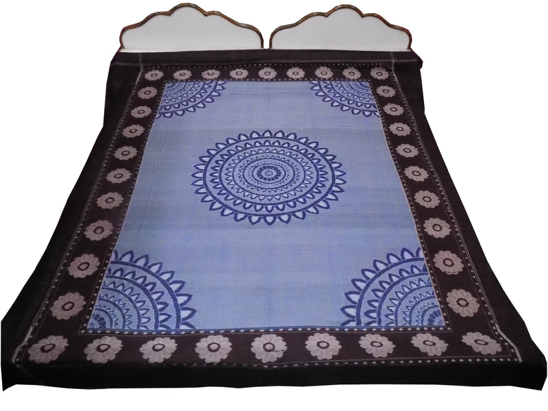 Exclusive Handloom Pure Cotton Double Bedsheet-Bedsheets-OdiKala Accessories-OdiKala