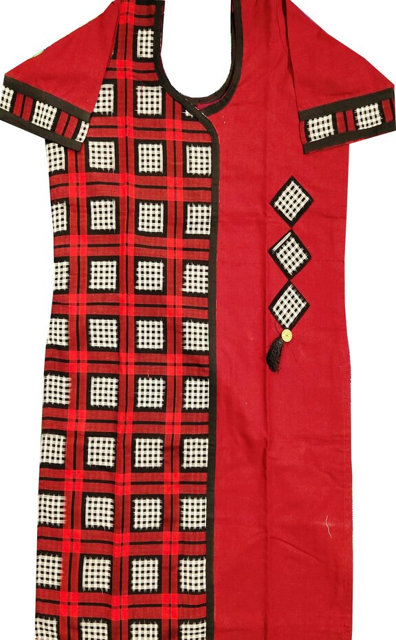 Sambalpuri cotton Kurti. Size- 46 XXXL