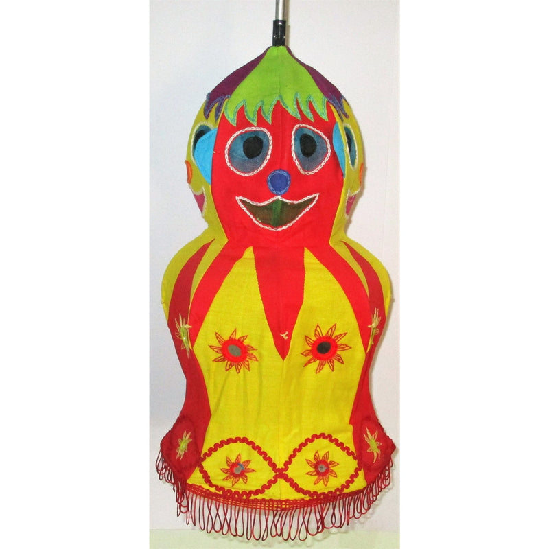 Decorative Lamp Shade (Doll)-Appliques-OdiKala Handicrafts-21 cm length and 28 cm diameter-OdiKala