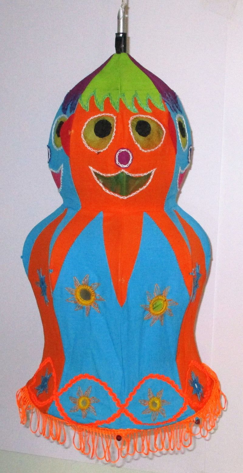 Decorative Lamp Shade ( Doll )-Appliques-OdiKala Handicrafts-21 cm length and 28 cm diameter-OdiKala
