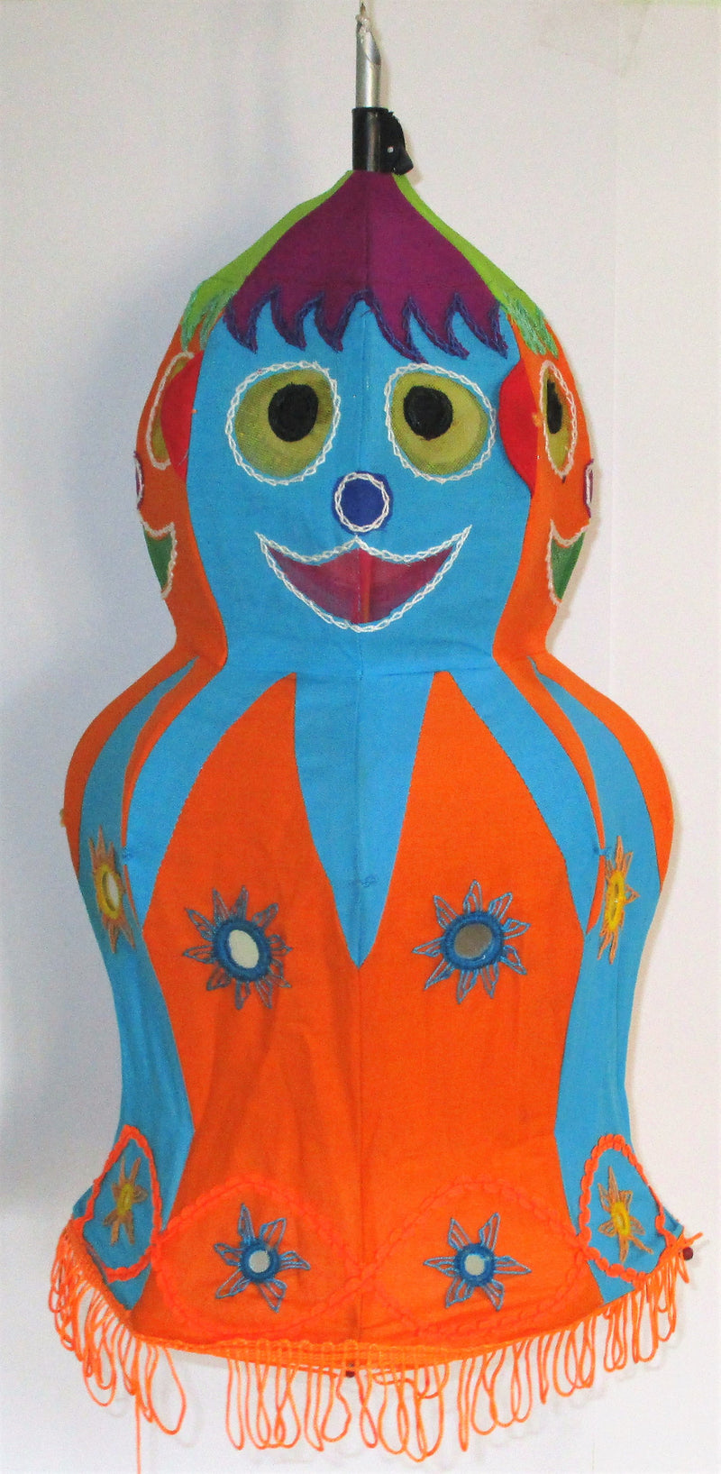 Decorative Lamp Shade ( Doll )-Appliques-OdiKala Handicrafts-21 cm length and 28 cm diameter-OdiKala