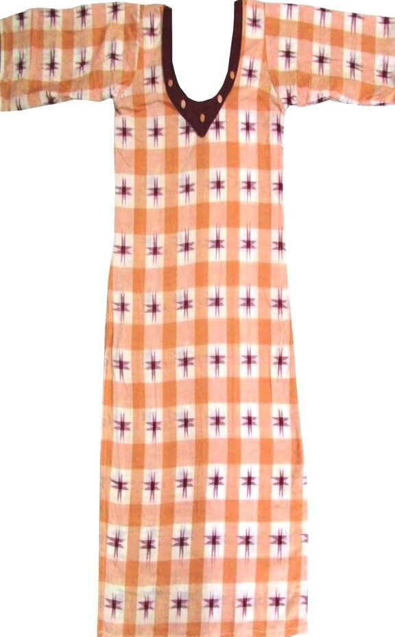 New Trendy Design Sambalpuri Handloom Cotton Kurti, Size-32inches