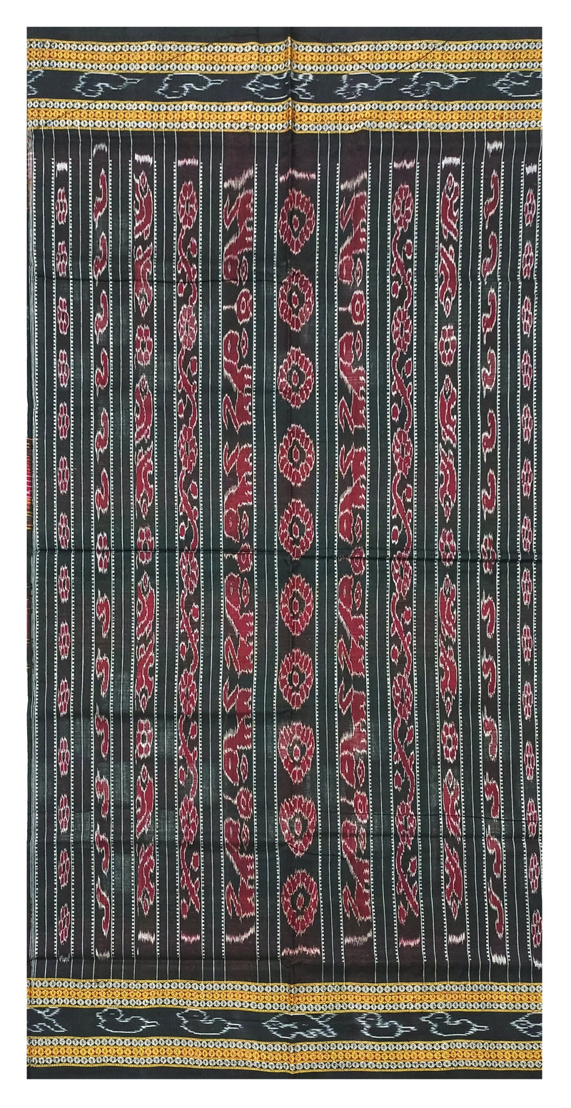 Bichitrapuri cotton saree. Red, Black colors combination