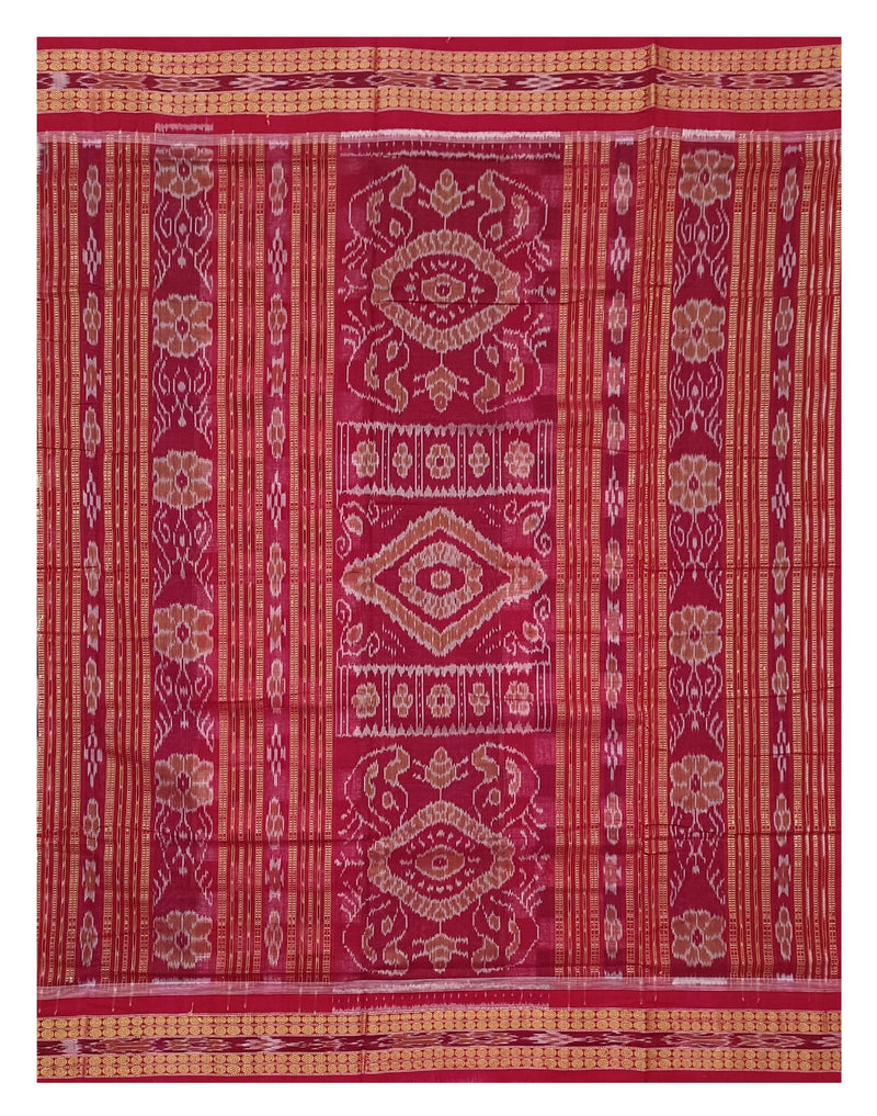 Sambalpuri cotton saree with blouse piece
