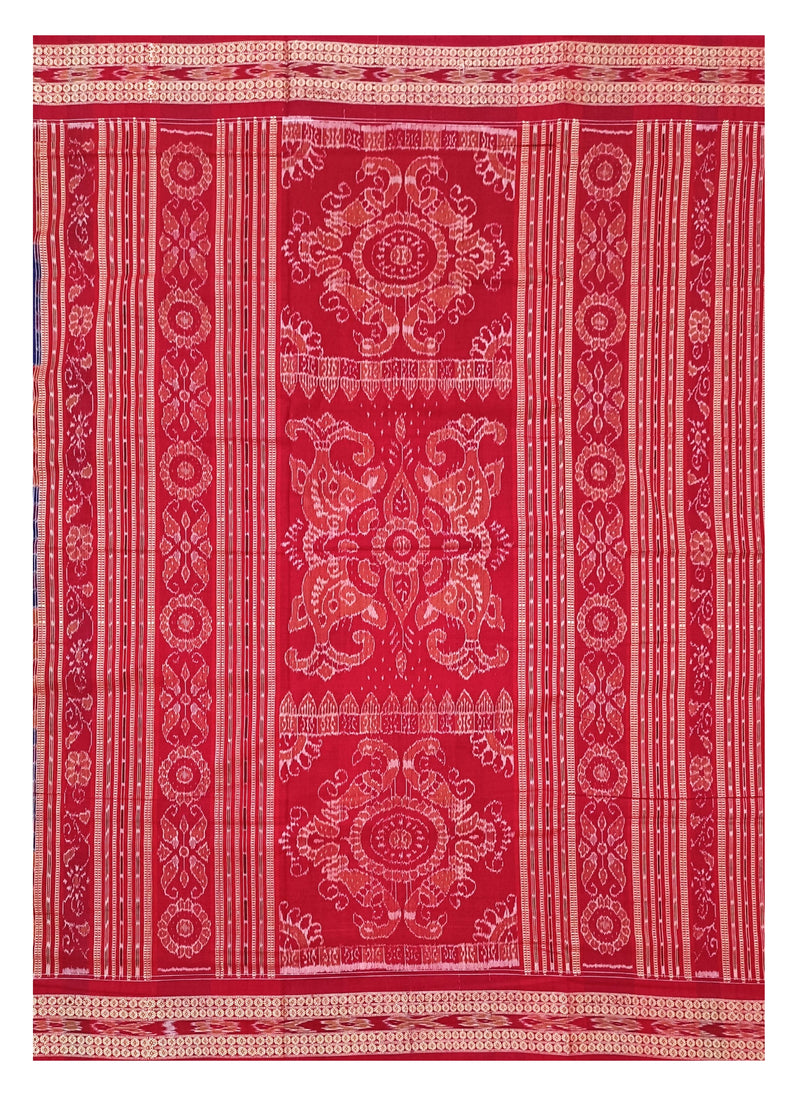Sambalpuri cotton saree with blouse piece