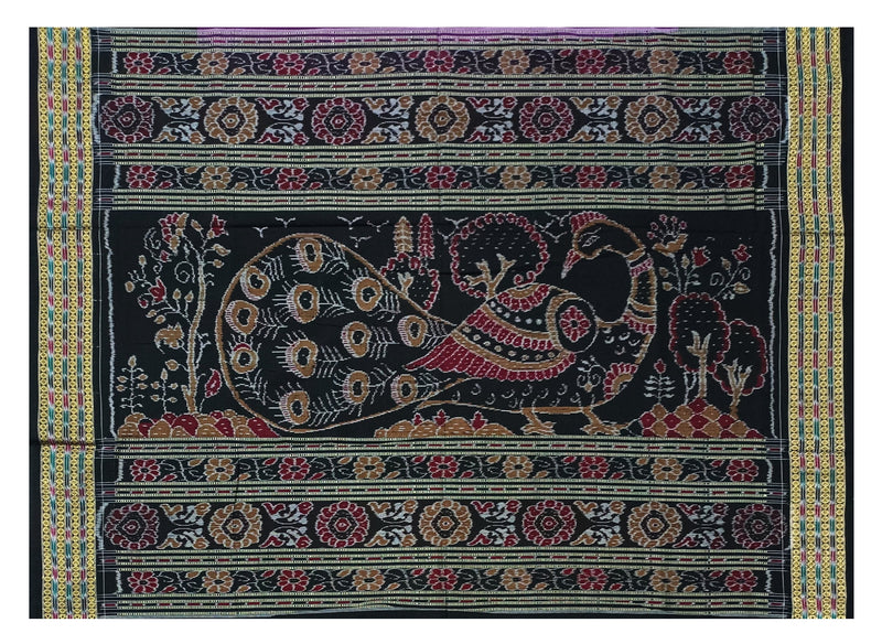Sambalpuri cotton saree with blouse piece