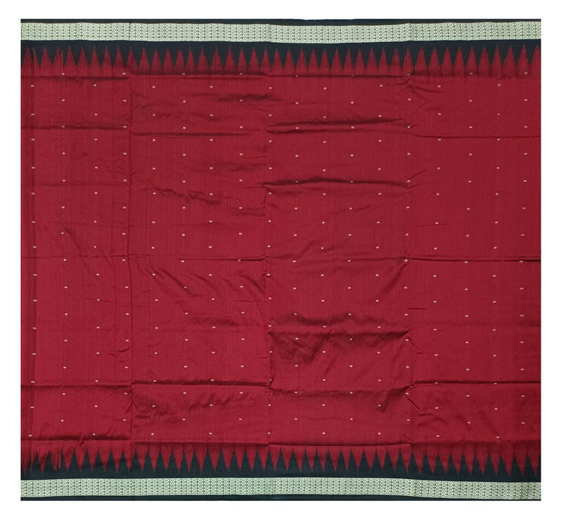 Bomkai silk saree with blouse piece