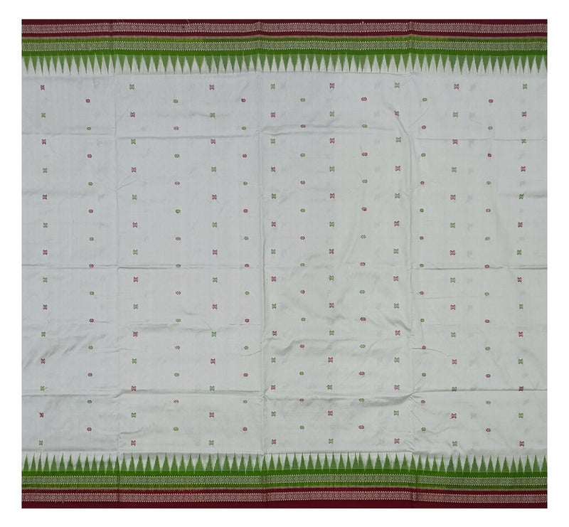 Bomkai silk saree with blouse piece