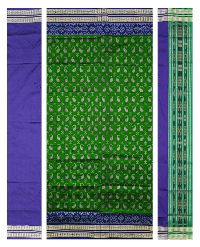 Sambalpuri silk dress material set