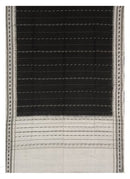 Beautiful Handloom Cotton Dupatta, Black and white colors combination