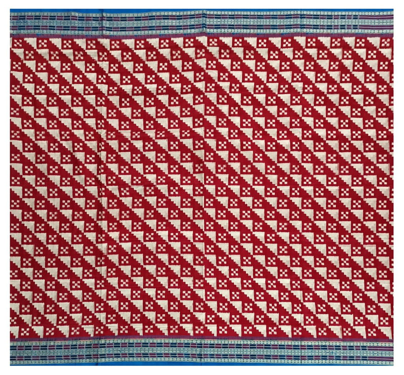 Sambalpuri silk saree with blouse piece