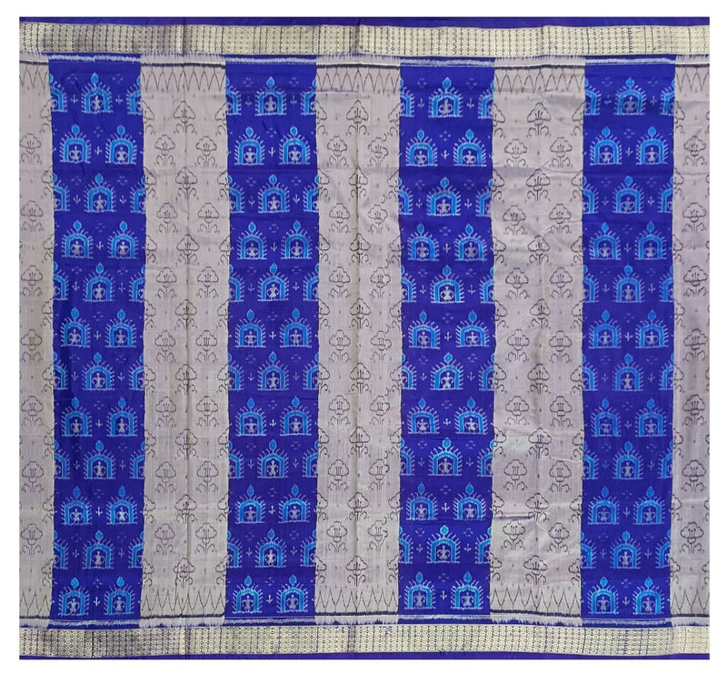 Sambalpuri silk saree with blouse piece