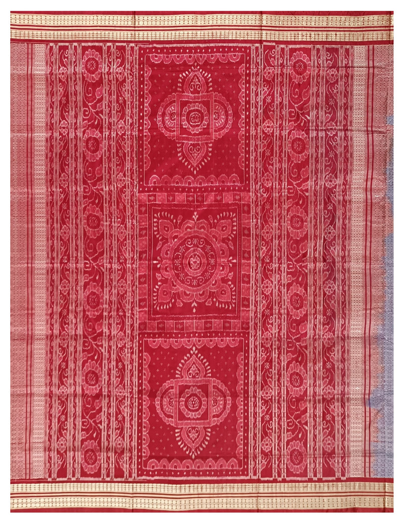 Sambalpuri silk saree with blouse piece