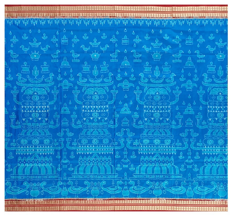 Sambalpuri silk saree with blouse piece