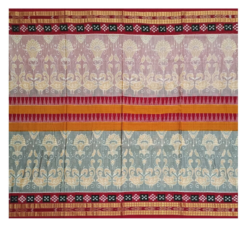 Sambalpuri cotton saree with blouse piece