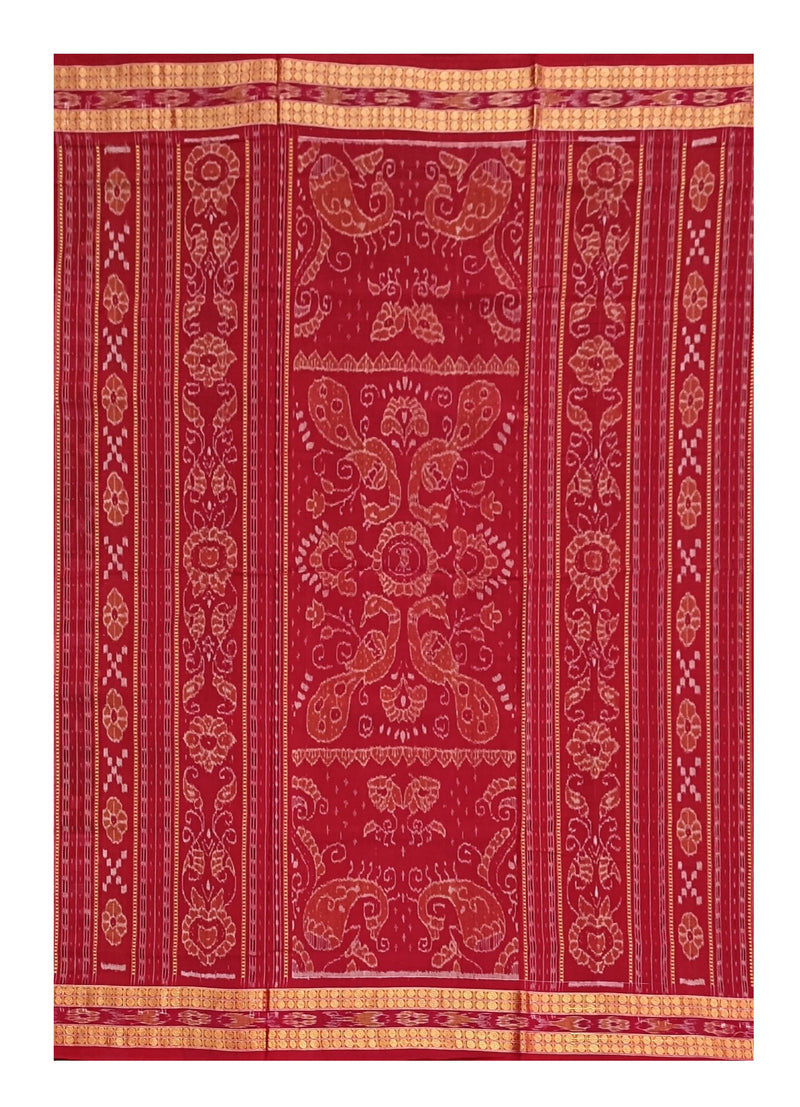 Sambalpuri cotton saree with blouse piece