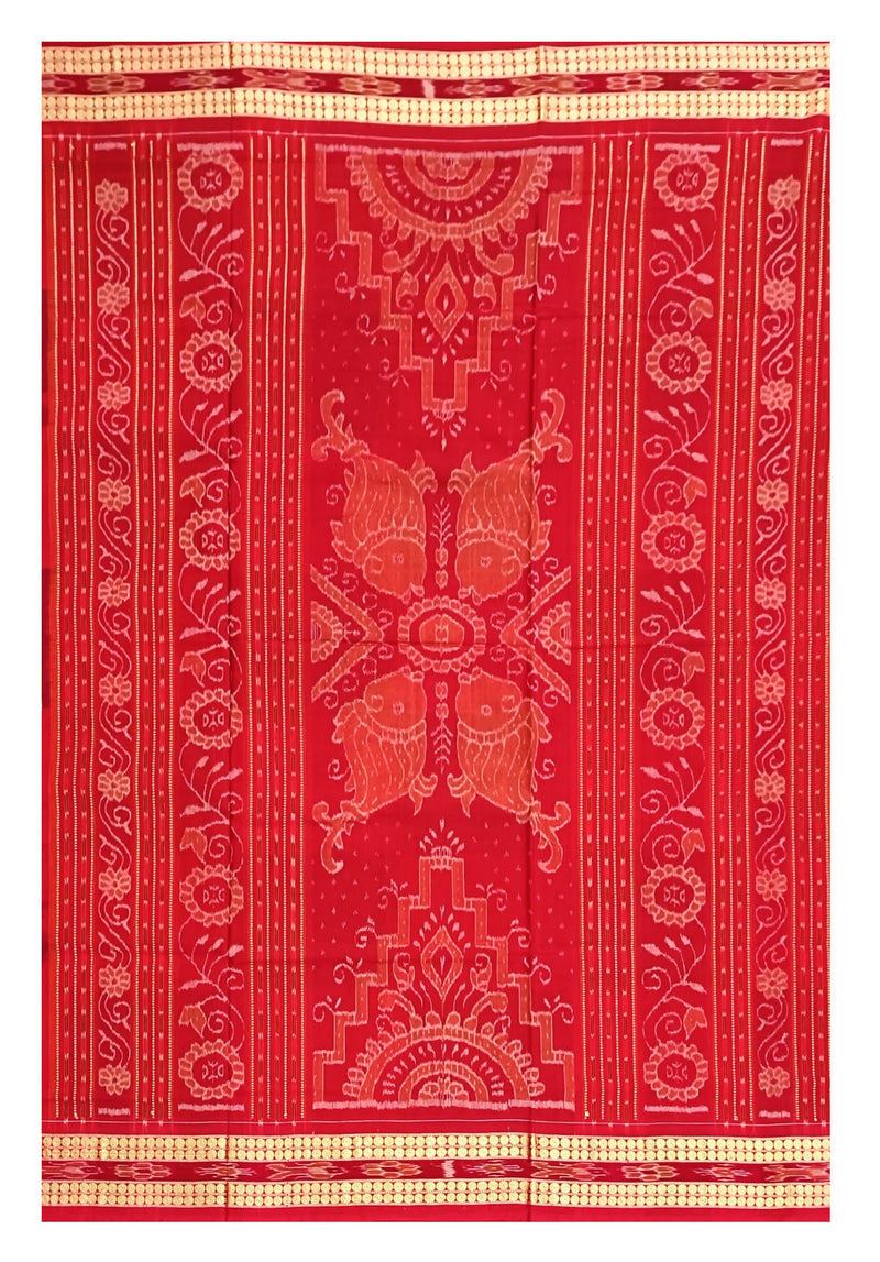 Sambalpuri cotton saree with blouse piece